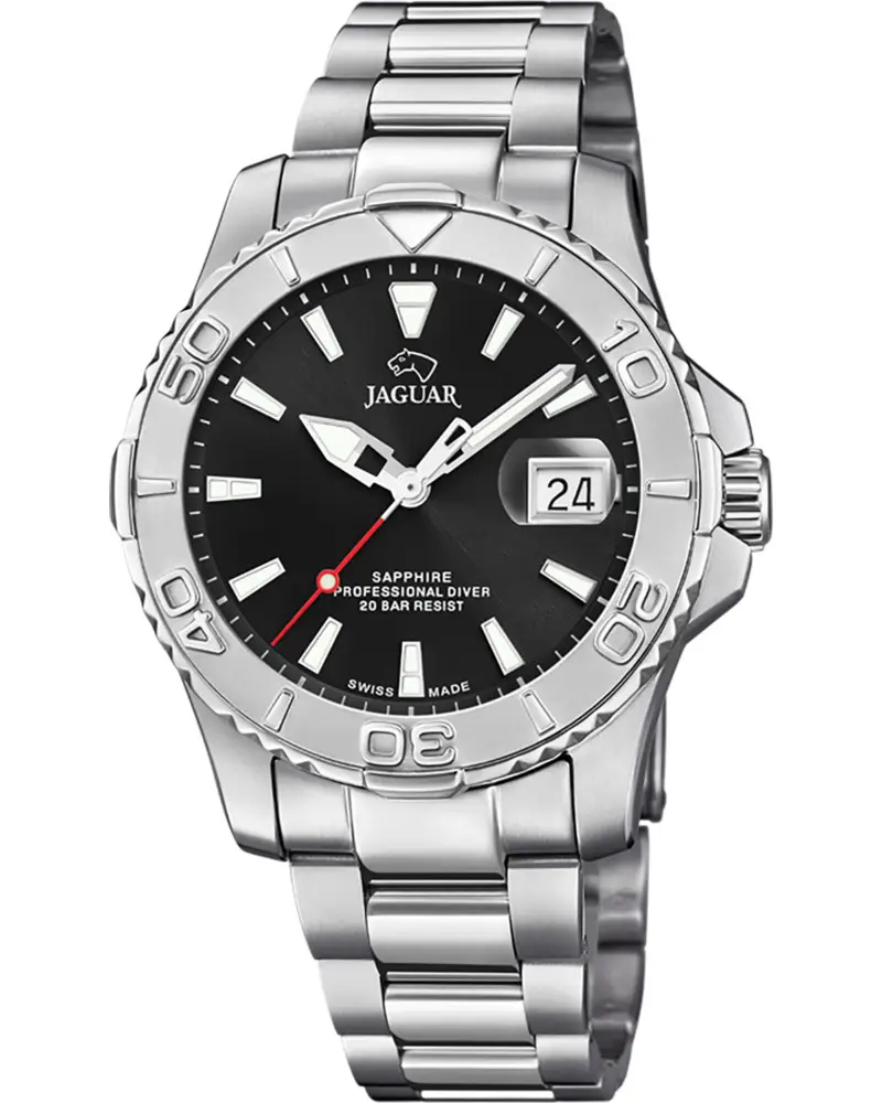 КОМПЛЕКТ ПАРНЫХ ЧАСОВ JAGUAR COUPLE DIVER черные