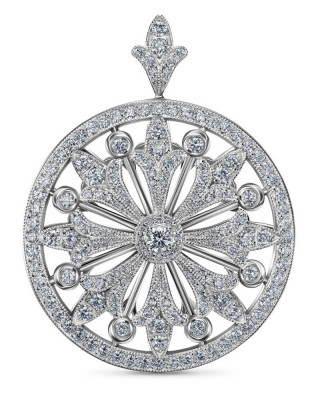 Alrosa Diamonds брошь-подвеска BH140D21S