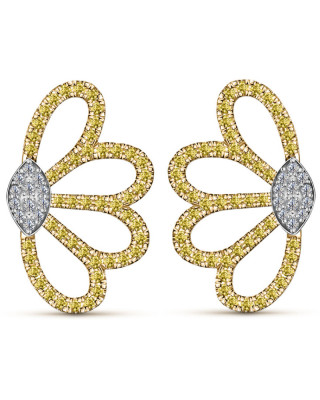 Alrosa Diamonds пусеты 9R455Y25S