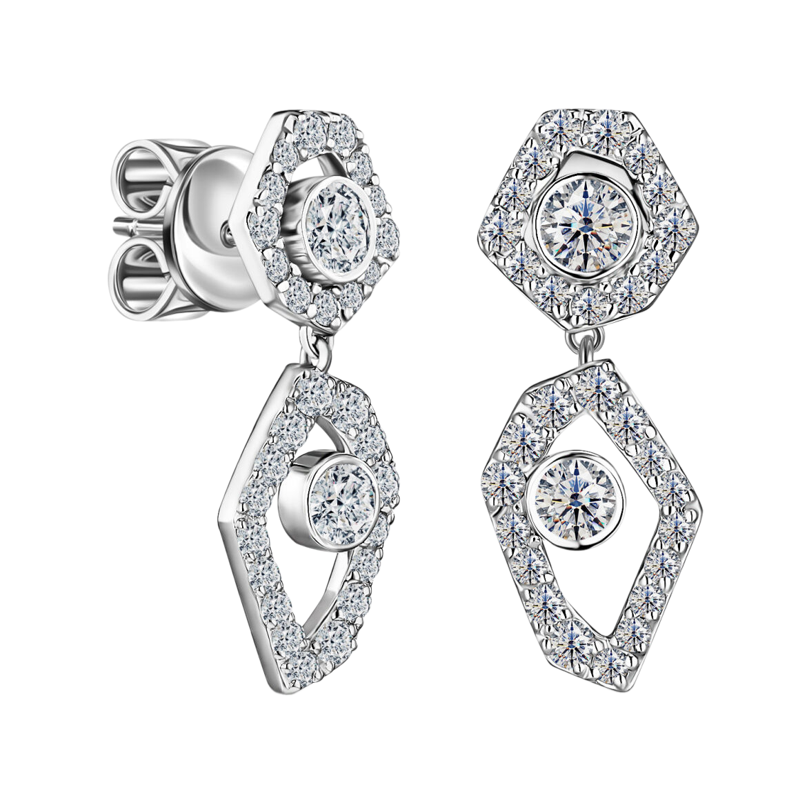Alrosa Diamonds серьги 1L249E11S (122609) Alrosa Diamonds серьги 1L249E11S (122609)